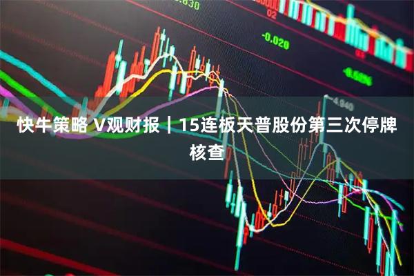 快牛策略 V观财报|15连板天普股份第三次停牌核查