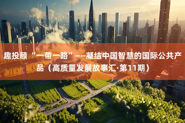 趣投顾 “一带一路”——凝结中国智慧的国际公共产品（高质量发展故事汇·第11期）